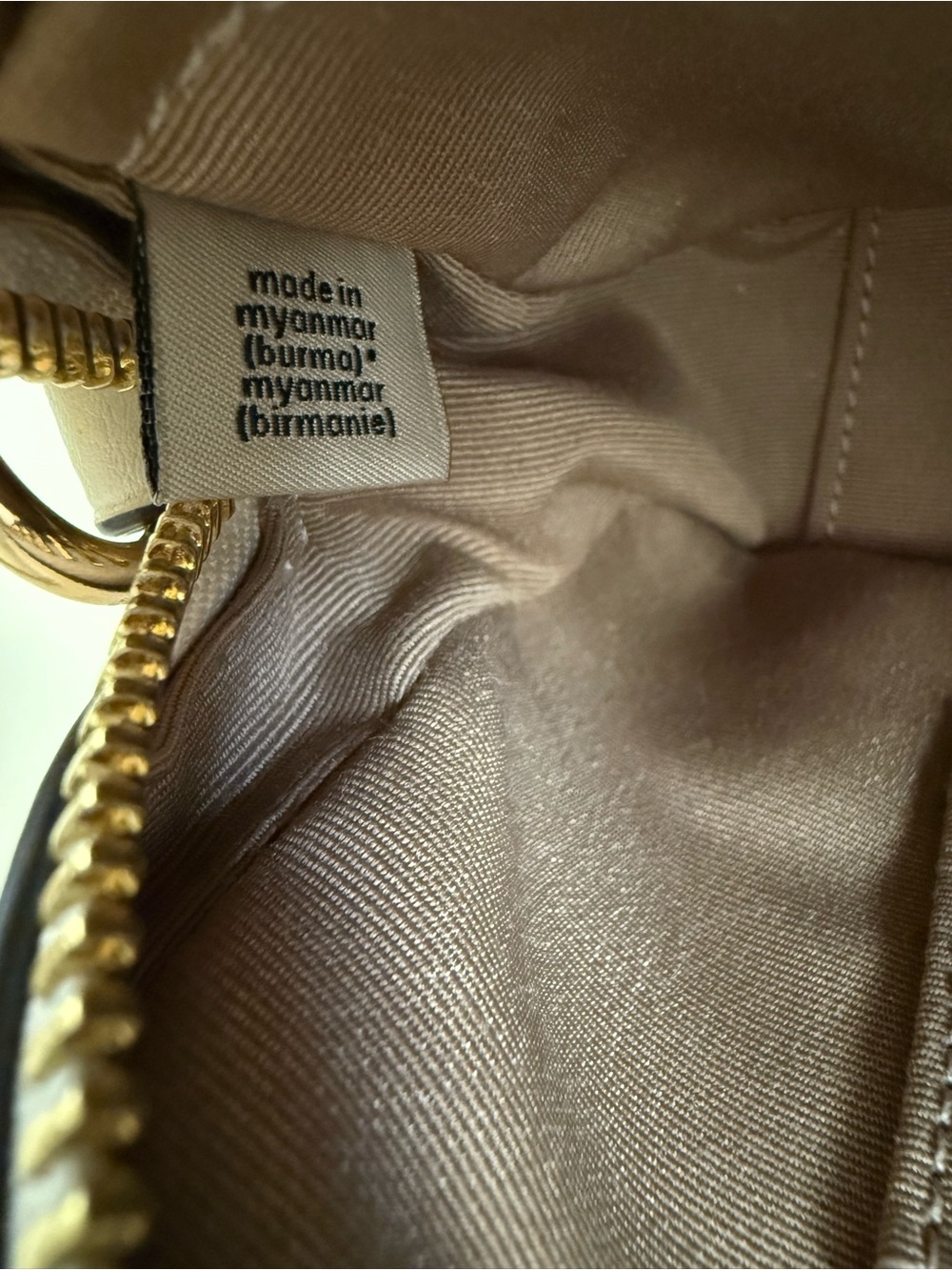 Coach Beige Signature Canvas Crossbody with white outline - Picture 8 of 8
